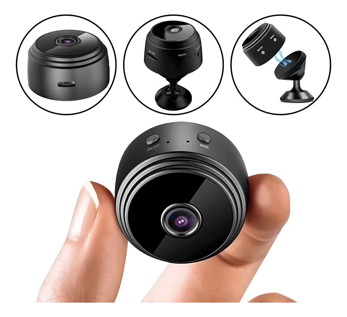 Mini cámara de vigilancia WiFi 1080HD