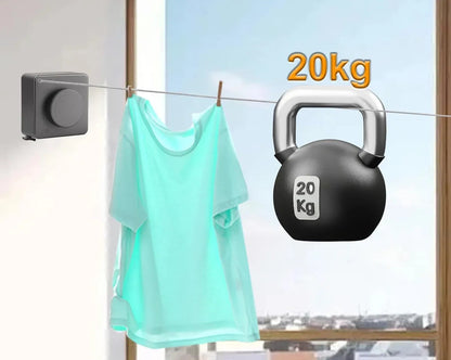 Varal Telescópico con Capacidad Máxima de 20 kg