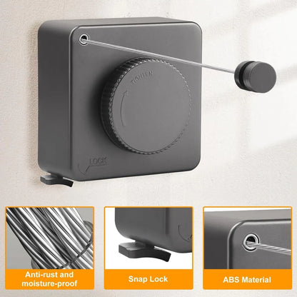 Varal Telescópico con Capacidad Máxima de 20 kg