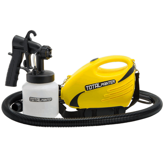 Pistola eléctrica pulverizadora de pintura con acabado profesional