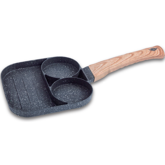 Sartén de 3 compartimentos