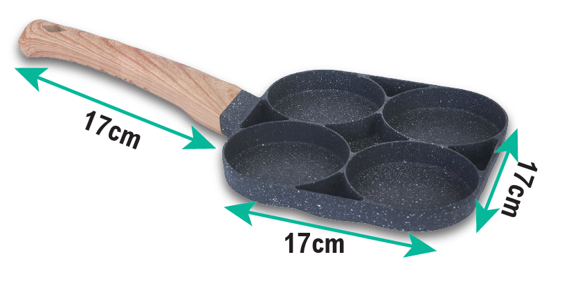 Sartén de 4 compartimentos